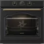 Gorenje BOS67372CLB beépíthető sütő, classico design, extrasteam gőzfunkció, aquaclean tisztítás, teleszkópos sütősín, 77 l