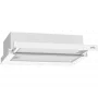 Gorenje TH60E3W beépíthető teleszkópos páraelszívó, fehér, 60 cm, 350 m3/óra, felső szekrénybe építhető, 2 zsírszűrő
