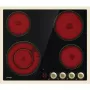 Gorenje EC642CLI beépíthető kerámia főzőlap, 60cm, elölgombos vezérlés, fém keret, classico design