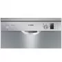 Bosch SMS25AI04E mosogatógép, nemesacél, 12 teríték, 46 db(a), 5 program, normál kosár, digitális kijelző, variospeed