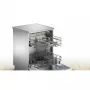 Bosch SMS25AI04E mosogatógép, nemesacél, 12 teríték, 46 db(a), 5 program, normál kosár, digitális kijelző, variospeed