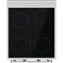 Gorenje ECS5350WA elektromos tűzhely, 50 cm, gőzfunkcióval, fehér, katalitikus, aquaclean, gyors előmelegítés, teleszkópos sütősín