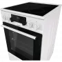 Gorenje ECS5350WA elektromos tűzhely, 50 cm, gőzfunkcióval, fehér, katalitikus, aquaclean, gyors előmelegítés, teleszkópos sütősín