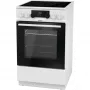 Gorenje ECS5350WA elektromos tűzhely, 50 cm, gőzfunkcióval, fehér, katalitikus, aquaclean, gyors előmelegítés, teleszkópos sütősín