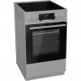 Gorenje ECS5350XA elektromos tűzhely, 50 cm, gőzfunkcióval, inox, katalitikus, aquaclean, gyors előmelegítés, teleszkópos sütősín