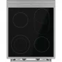 Gorenje ECS5350XA elektromos tűzhely, 50 cm, gőzfunkcióval, inox, katalitikus, aquaclean, gyors előmelegítés, teleszkópos sütősín