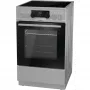 Gorenje ECS5350XA elektromos tűzhely, 50 cm, gőzfunkcióval, inox, katalitikus, aquaclean, gyors előmelegítés, teleszkópos sütősín