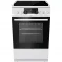 Gorenje EC5341WG elektromos tűzhely, 50 cm, fehér, aquaclean tisztítás, teleszkópos sütősín