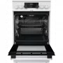 Gorenje EC5341WG elektromos tűzhely, 50 cm, fehér, aquaclean tisztítás, teleszkópos sütősín