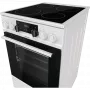 Gorenje EC5341WG elektromos tűzhely, 50 cm, fehér, aquaclean tisztítás, teleszkópos sütősín