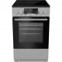 Gorenje EC5341SG elektromos tűzhely, 50 cm, szürke, aquaclean tisztítás, teleszkópos sütősín