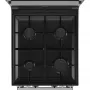 Gorenje K5341SJ kombinált tűzhely, 50 cm, 62 l, led kijelző, üveg dísztető, szürke
