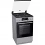 Gorenje K5341SJ kombinált tűzhely, 50 cm, 62 l, led kijelző, üveg dísztető, szürke