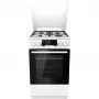 Gorenje K5352WH kombinált tűzhely, 50 cm, 70 l, led kijelző, teleszkópos sütősín, gyors előmelegítés, tető, fehér