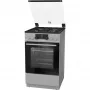 Gorenje K5352SH kombinált tűzhely, 50 cm, 70 l, led kijelző, teleszkópos sütősín, gyors előmelegítés, üveg dísztető, szürke