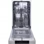 Gorenje GI520E15X beépíthető mosogatógép, 45 cm, kezelőpaneles, 9 teríték, normál kosár, 5 program, gyorsprogram, aquastop, 47 db(a)