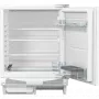 Gorenje RIU6092AW pult alá építhető hűtőszekrény, 82 cm, 143 l hűtőtér, mechanikus vezérlés, 1 zöldségtároló, 36 db(a)
