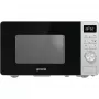 Gorenje mikrohullámú sütő MO20A3X, ezüst, 20 liter, 5 teljesítményfokozat, aquaclean tisztítás
