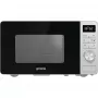 Gorenje mikrohullámú sütő MO20A4X, ezüst, aquaclean tisztítás, kombinált üzemmód, kvarc grill, 5 teljesítményfokozat, 20 liter