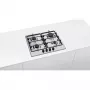 Bosch PGP6B5B60 beépíthető gázfőzőlap, 60cm, nemesacél, elölgombos vezérlés, szikragyújtás, öntöttvas hatású edénytartó rács