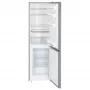 Liebherr CUef 331 alulfagyasztós kombinált hűtőszekrény, ezüst, 181.2 cm, 212/84 l, smartfrost, frostsafe, variospace, led