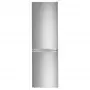 Liebherr CUef 331 alulfagyasztós kombinált hűtőszekrény, ezüst, 181.2 cm, 212/84 l, smartfrost, frostsafe, variospace, led