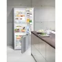 Liebherr CUel 281 alulfagyasztós kombinált hűtőszekrény, ezüst, 161,2 cm, 212/54 l, smartfrost, frostsafe, variospace, led