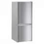 Liebherr CUel 231 alulfagyasztós kombinált hűtőszekrény, ezüst, 137,2 cm, 157/54 l, smartfrost, frostsafe, variospace, led