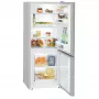 Liebherr CUel 231 alulfagyasztós kombinált hűtőszekrény, ezüst, 137,2 cm, 157/54 l, smartfrost, frostsafe, variospace, led