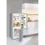 Liebherr CUel 231 alulfagyasztós kombinált hűtőszekrény, ezüst, 137,2 cm, 157/54 l, smartfrost, frostsafe, variospace, led