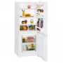Liebherr CU 231 alulfagyasztós kombinált hűtőszekrény, fehér, 137,2 cm, 157/54 l, smartfrost, frostsafe, variospace, led