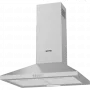 Gorenje WHC629E4X fali kürtős páraelszívó, 60 cm, szürke, 3 fokozatú nyomógombos vezérlés, led világítás