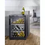 Liebherr WKb 1802 Vinothek borhűtő, fekete, 90 cm, 135 l - 66 palack, páratartalom szabályzás, mechanikus vezérlés, lcd