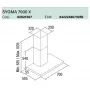Sygma X 7000 LED Beépítési méretrajz