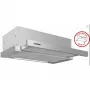 Nodor NorBreeze EXTENDER 33 60 X beépíthető teleszkópos páraelszívó, inox, 60 cm, 395 m3/óra, led világítás, felső szekrénybe építhető