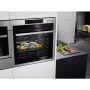 AEG BSE792380M SteamPro beépíthető gőzsütő, 70 l, steamify, sousvide, gőztisztítás, maghőmérő, érintővezérlés, magyar menü, inox