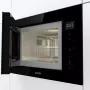 Gorenje BM251SG2BG beépíthető mikrohullámú sütő, fekete, 25 l, grill funkció, automata programok, aquaclean tisztítás, 5 teljesítményfokozat