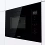 Gorenje BM251SG2BG beépíthető mikrohullámú sütő, fekete, 25 l, grill funkció, automata programok, aquaclean tisztítás, 5 teljesítményfokozat