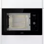 Gorenje BM201AG1BG beépíthető mikrohullámú sütő, fekete, 20 l, grill funkció, automata programok, aquaclean tisztítás, 5 teljesítményfokozat