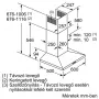 DWQ66DM50 Beépítési méretrajz