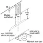 DWB96DM50 Beépítési méretrajz