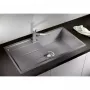 Blanco ALTA-S COMPACT Silgranit mosogató csaptelep, kihúzható csapfejjel, karcsú csaptelep, kompakt mosogatókhoz is, magasnyomású /alumetál/