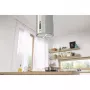Gorenje IHR443E6X sziget páraelszívó, inox, 38 cm - henger alak, 645 m3/óra, érintőkijelző, powerboost fokozat, led világítás