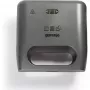 Gorenje SM703GCG szendvicskészítő, szürke, gofri és grill sütőlap alaptartozék, tapadásmentes sütőfelület, hideg fogantyú, 700 w