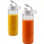 Gorenje BSM600CLW Smoothie készítő, fehér, négyes pengerendszer, 2 db 0.6 literes hordozható műanyag palack, 250 w
