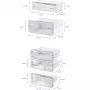Bosch KIN86VSE0 beépíthető kombinált hűtőszekrény, 177,2 cm, 184 l/76 l, nofrost, csúszózsanér, elektronikus vezérlés, led kijelző, gyorsfagyasztás