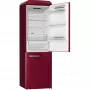 Gorenje ONRK619ER Old Timer alulfagyasztós kombinált hűtőszekrény, bordó, nofrost, 194 cm, 204/96 l, multiflow, fastfreeze, freshzone