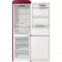 Gorenje ONRK619ER Old Timer alulfagyasztós kombinált hűtőszekrény, bordó, nofrost, 194 cm, 204/96 l, multiflow, fastfreeze, freshzone