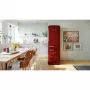Gorenje ONRK619ER Old Timer alulfagyasztós kombinált hűtőszekrény, bordó, nofrost, 194 cm, 204/96 l, multiflow, fastfreeze, freshzone