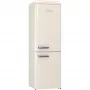 Gorenje ONRK619EC Old Timer alulfagyasztós kombinált hűtőszekrény, bézs, nofrost, 194 cm, 204/96 l, multiflow, fastfreeze, freshzone